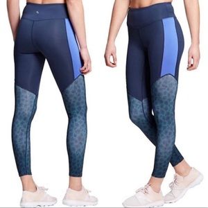 🖤JoyLab Navy Leopard Print High Rise Leggings